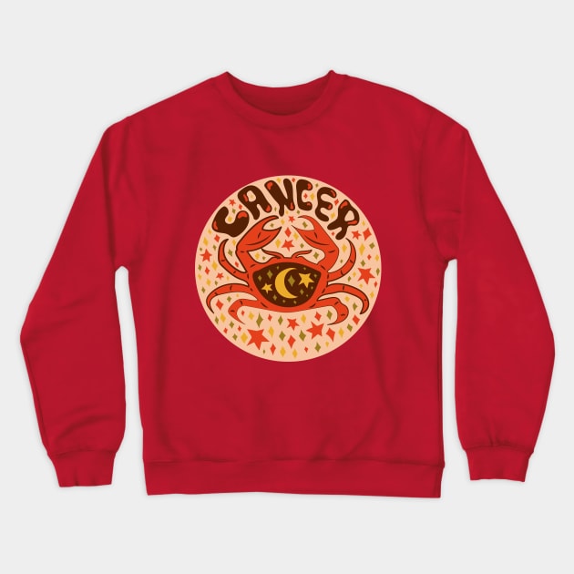 Cancer Crewneck Sweatshirt by Doodle by Meg